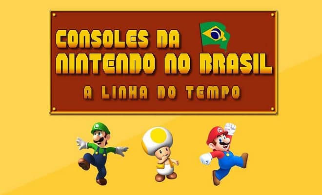 Infográfico consoles da Nintendo